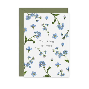 Champ De Fleur 'Thinking Of You'' Botanical Card, 2 of 2