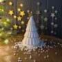 Ceramic Christmas Tree With Gold Star Large, thumbnail 1 of 2