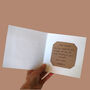 Reusable Eco Friendly Floral Card Blank Inside Or Optional Handwritten Message, thumbnail 9 of 10