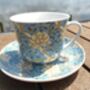 Large Cup And Saucer In Blue Chrysanthemum Design, thumbnail 6 of 11