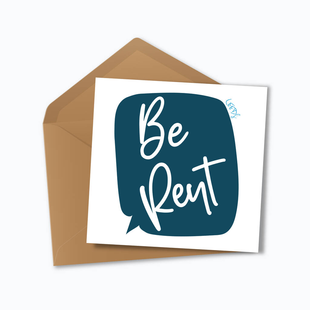 Personalised Be Reyt Leeds Slang Greeting Card, 1 of 3