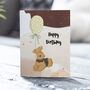 Furry Friend Dog Happy Birthday Card, thumbnail 1 of 2