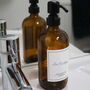 Hand Sanitiser Amber Glass Dispenser, thumbnail 2 of 7