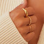 Gold Or Silver Dome Ring, thumbnail 8 of 11