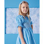 Turquoise Dress With Hair Miniclips Accessory, thumbnail 3 of 3