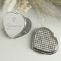 Personalised Diamante Heart Compact Mirror, thumbnail 4 of 5