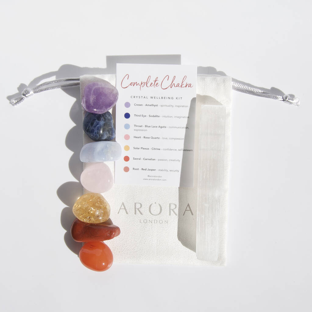 Complete Chakra Crystal Wellbeing Kit, 1 of 4