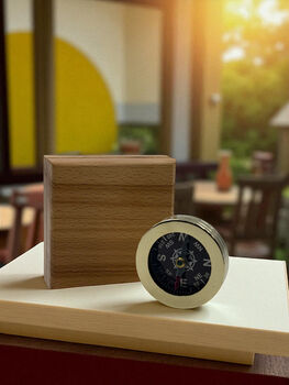 Personalised Brass Pocket Compass With Case, 6 of 12