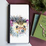 Inky Hedgehog Faux Leather Phone Case With Card Slots, thumbnail 3 of 6