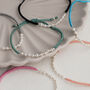 Sterling Silver Pearl Friendship Bracelet, thumbnail 1 of 12