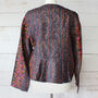 Ladies Recycled Silk Kantha Hand Stitched Jacket, thumbnail 6 of 6