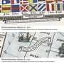 Colour Shipping Forecast Map Handmade Fine Art Print, thumbnail 12 of 12