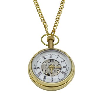 Personalised The Royal Mechanical Pocket Watch With Case, 7 of 12