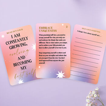 Self Love Lifestyle Cards, 3 of 3