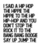 Rapper's Delight Print | Sugar Hill Gang Lyrics Sign, thumbnail 1 of 4