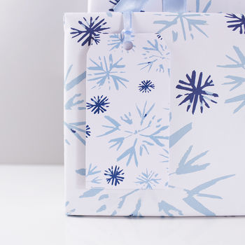Christmas Snowflake Recycled Wrapping Paper, 7 of 10