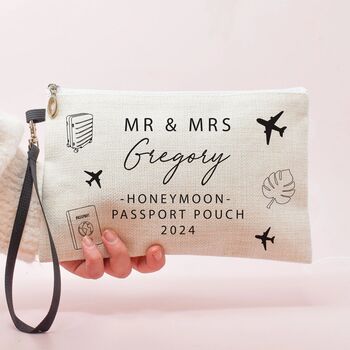 Personalised Honeymoon Passport Travel Bag, 2 of 2