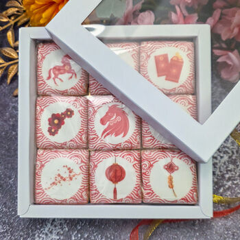Year Of The Horse New Lunar Year Biscuits Gift Box, 5 of 12