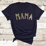 Leopard Print Mama Ladies T Shirt, thumbnail 1 of 3