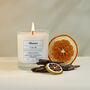Handmade Calm Scented Soy Wax Candle Gift, thumbnail 1 of 5