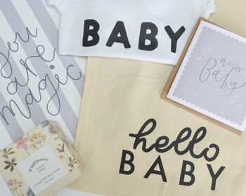 Personalised New Baby Gift Box Hamper, 7 of 10