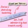 Personalised Handwriting Wedding Bouquet Ribbon, thumbnail 2 of 8
