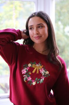 The Large Christmas Wreath Sweater, 4 of 6