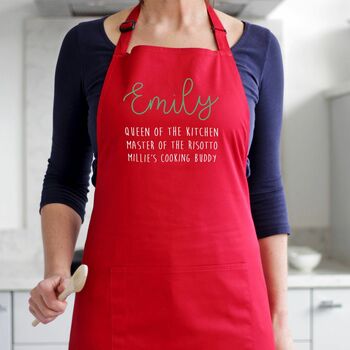 Adults Personalised Name Apron, 6 of 9