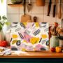 Floral Dance Textured Glass Chopping Boards, thumbnail 4 of 8