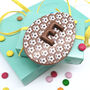 Small Chocolate Easter Egg Flegg With Bunny Pattern, thumbnail 3 of 10