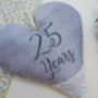 Silk Anniversary Heart, thumbnail 7 of 8