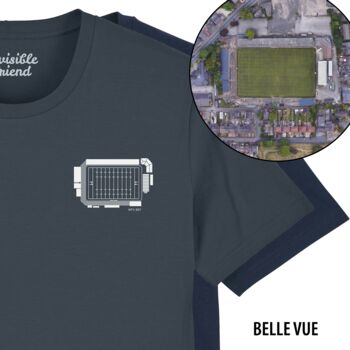 Rugby League Stadium Organic Cotton T Shirt, 2 of 12