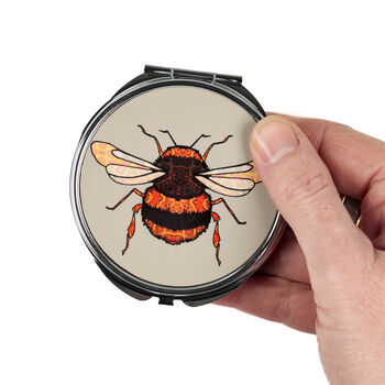 Bumble Bee Compact Mirror And Lens Cloth Set, 4 of 9