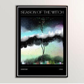 Donovan Season Of The Witch Song Inspired Art Print, 2 of 3