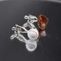 Baseball And Glove Cufflinks | 316 L Stainless Steel Sports Gift For Men, thumbnail 1 of 7