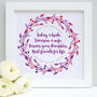 Personalised Mother Of The Bride Framed Print, thumbnail 3 of 10