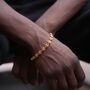 Gold Mariner Link Anchor Chain Bracelet For Men, thumbnail 6 of 12