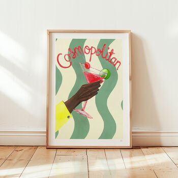 Cosmopolitan Cocktail Art Print, 2 of 10
