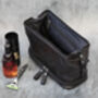 Personalised Leather Toiletry Wash Bag Men's Gift, thumbnail 9 of 10