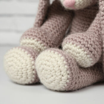 Giant Mabel Bunny Crochet Kit, 3 of 6