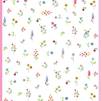 Cross Stitch Wrapping Paper Two Sheets, 4 of 5