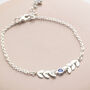 Delicate Gold Or Silver Plated Vine Birthstone Bracelet, thumbnail 6 of 12