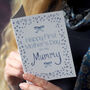 Hearts And Bows First Mother's Day Card, thumbnail 1 of 3