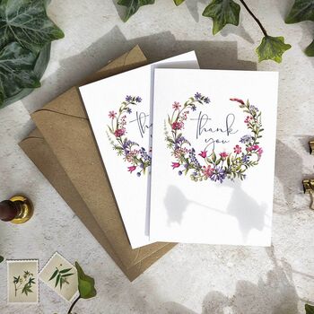 Ditsy Floral Thank You Cards, 2 of 5