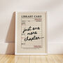 Just One More Chapter Book Print, thumbnail 12 of 12
