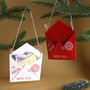 G Decor Magical Santa Letter Envelope Christmas Tree Hanging Decoration For Secret Notes, Gift Cards, thumbnail 1 of 5