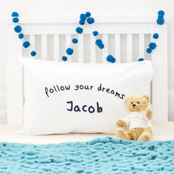 Personalised Children's Special Message Pillow Case, 10 of 12