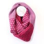 Pink Woolly Snood/ Scarf, thumbnail 1 of 9
