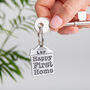 Couples Housewarming Gift Happy First Home Keyring, thumbnail 8 of 12