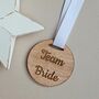'Team Bride' Wooden Medal, thumbnail 1 of 2
